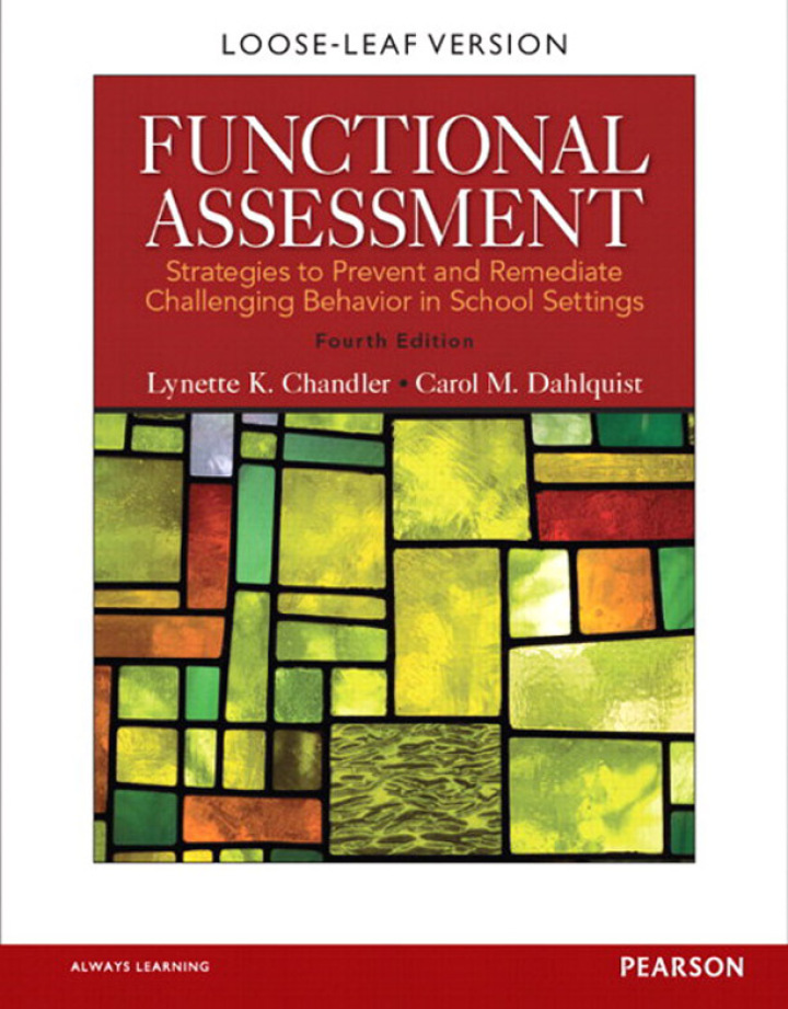 Functional Assessment: Strategies to Prevent and Remediate Challenging Behavior in School Settings 4th Edition